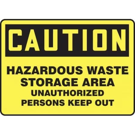 Accuform OSHA CAUTION SAFETY SIGN HAZARDOUS MCHL678XL MCHL678XL
